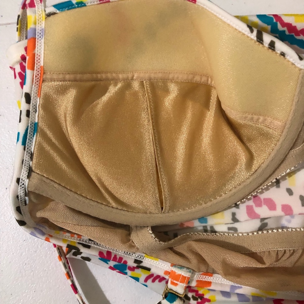 Victoria’s Secret multi color padded underwire cup tankini Size 36C - Picture 12 of 12
